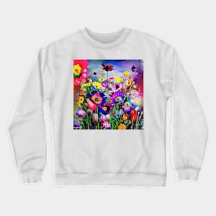 summer flowers Crewneck Sweatshirt